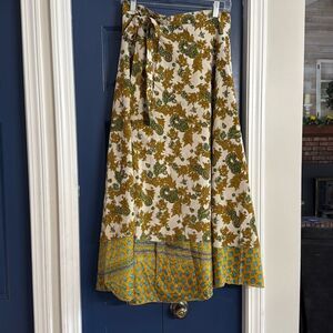 Junglee Billee Indian Wrap Maxi Skirt Size M NWT
